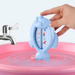 Termômetro de Banho Bebê Infantil Monitor Temperatura da Água - Peixe Azul