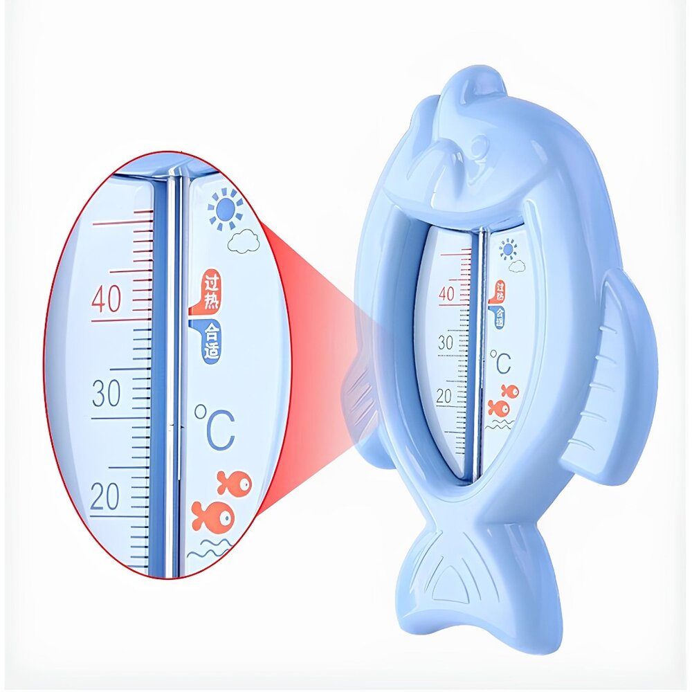 Termômetro de Banho Bebê Infantil Monitor Temperatura da Água - Peixe Azul