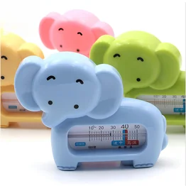Termômetro de Banho Bebê Infantil Monitor Temperatura da Água - Elefante Rosa