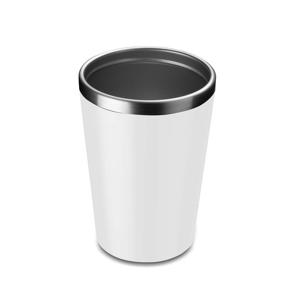 Copo Térmico Parede Dupla em Inox Hermético com Rosca Branco