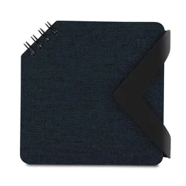 Mini Caderno com Fecho Magnético 70 Folhas Pautadas Azul
