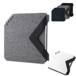 Mini Caderno com Fecho Magnético 70 Folhas Pautadas Preto