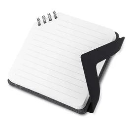 Mini Caderno com Fecho Magnético 70 Folhas Pautadas Preto