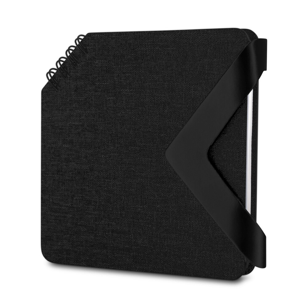 Mini Caderno com Fecho Magnético 70 Folhas Pautadas Preto