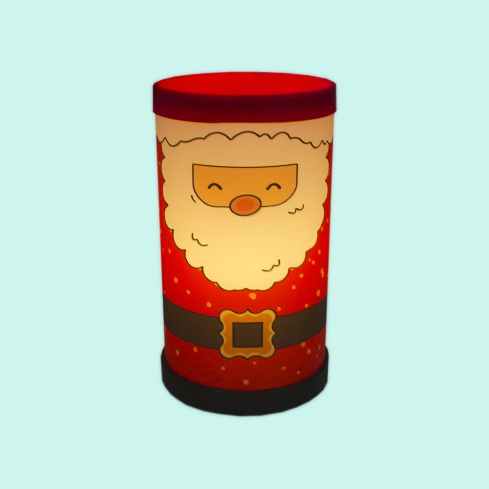 Luminária Papai Noel Natal Bivolt Decoração Natalina