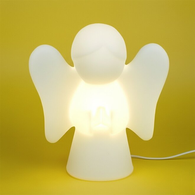 Luminária Abajur Anjinho Polietileno Bivolt Decoração Quarto