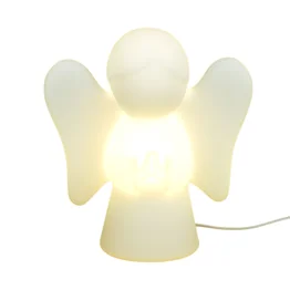 Luminária Abajur Anjinho Polietileno Bivolt Decoração Quarto