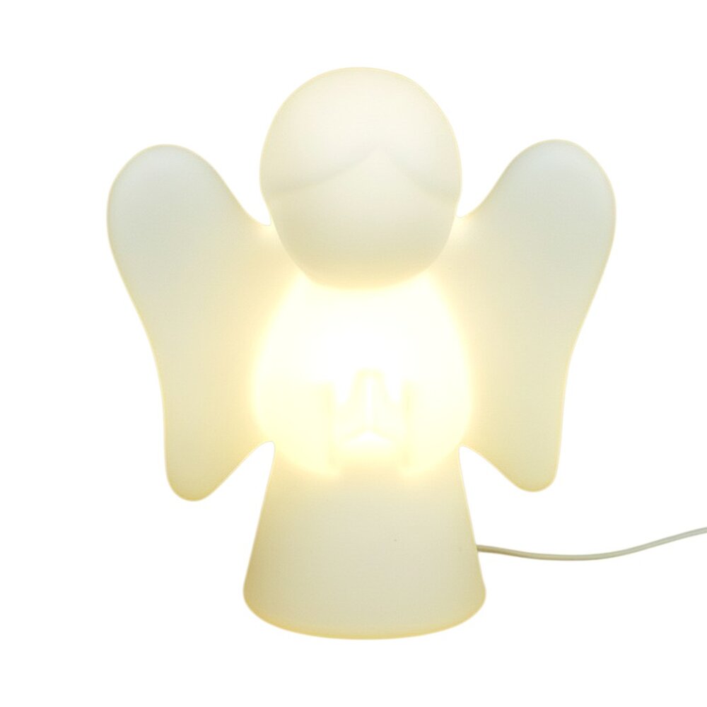 Luminária Abajur Anjinho Polietileno Bivolt Decoração Quarto