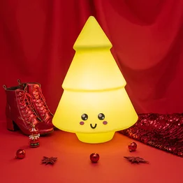 Luminária Árvore de Natal Kawaii Polietileno Bivolt Decoração Fofa