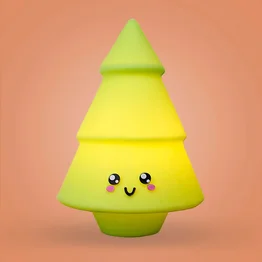 Luminária Árvore de Natal Kawaii Polietileno Bivolt Decoração Fofa