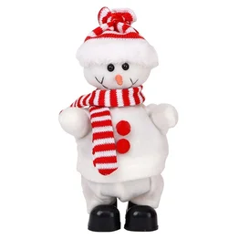 Boneco de Neve Musical Decorativo Enfeite de Natal 24cm Sortido