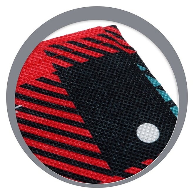 Caminho de Mesa Natalino Xadrez Vermelho 1,8m x 33cm Decorativo