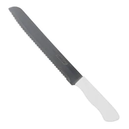 Faca de Pão Profissional Inox 8" Linha Pro Cabo Branco