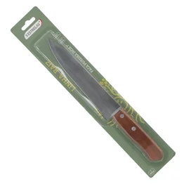 Faca Peixeira Inox 7" Cabo de Madeira e Aço Inox Linha Raiz