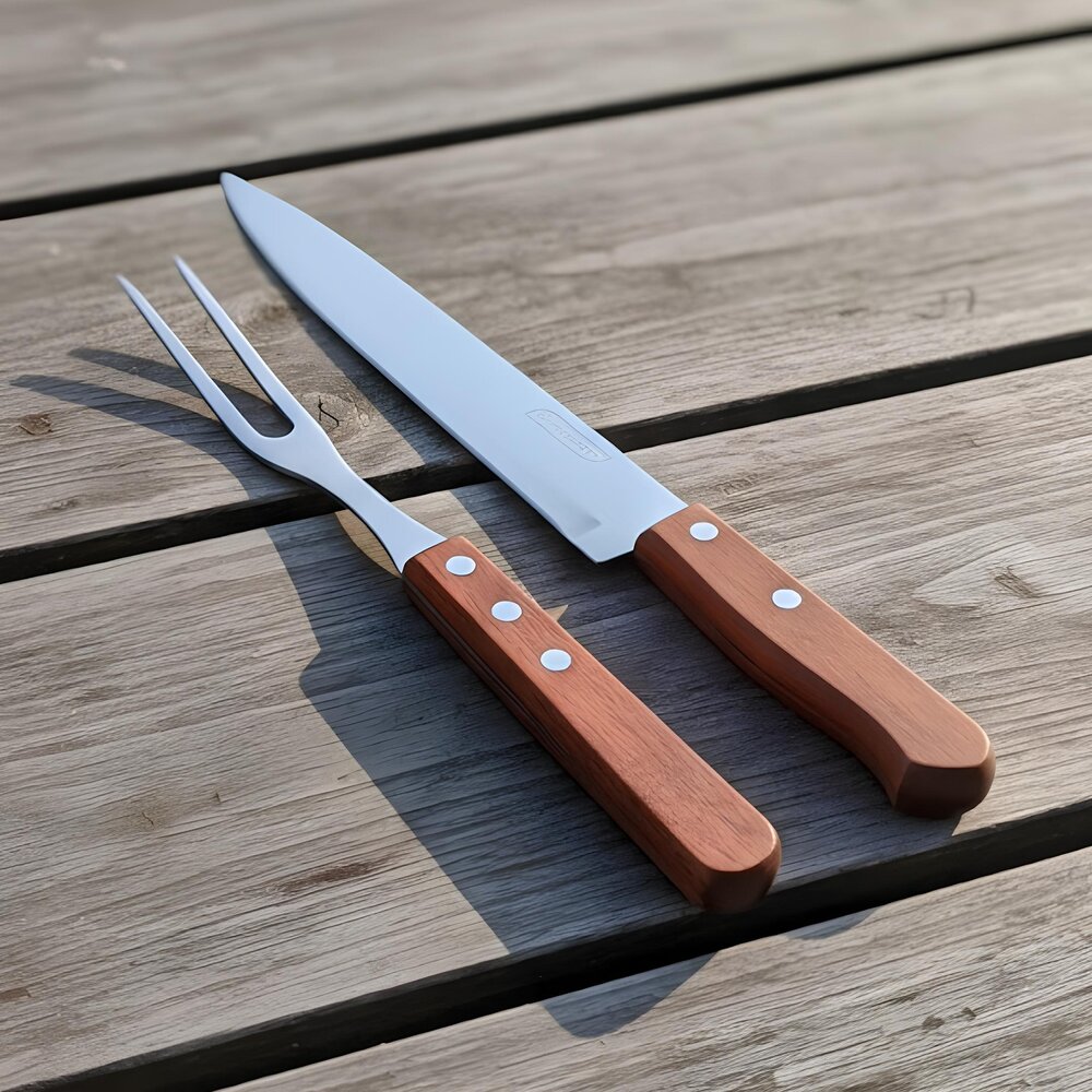 Conjunto Churrasco Inox Faca 7