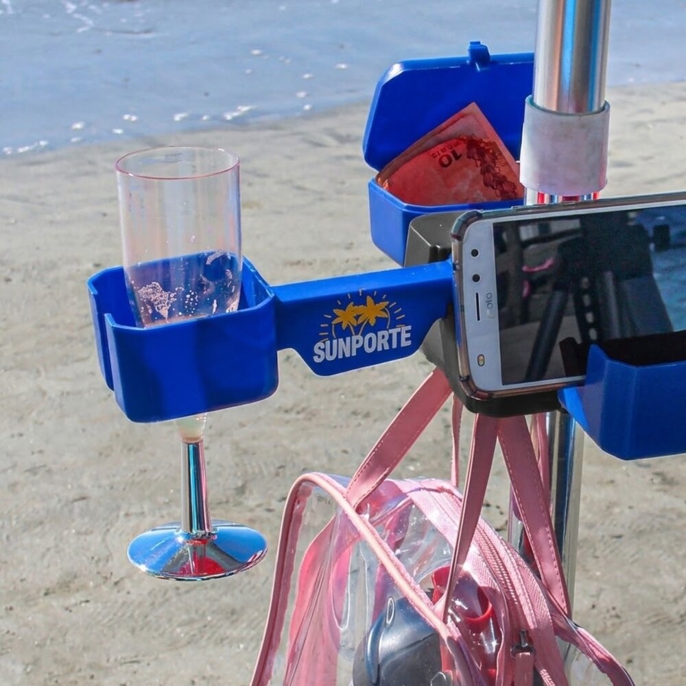 Organizador Sunporte Gancho para Guarda-Sol Suporte de Copos Taças Óculos Jóias