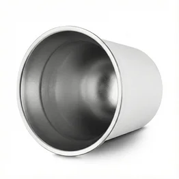 Copo Térmico Café Expresso 40ml Aço Inox Parede Dupla Branco