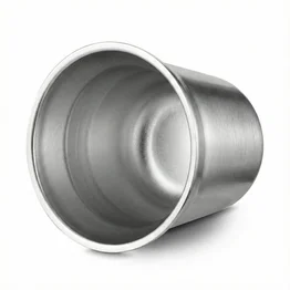 Copo Térmico Café Expresso 40ml Aço Inox Parede Dupla Prata