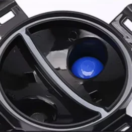 Garrafa Dupla Porta Ração e Água Pets com Pote Retrátil Azul