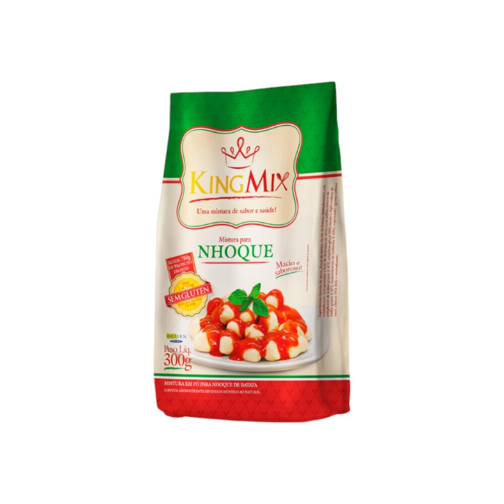 Mistura para Nhoque King Mix 300g Sem Glúten e Sem Lactose