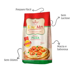 Mistura para Pizza Vegana King Mix 400g Sem Glúten e Sem Lactose