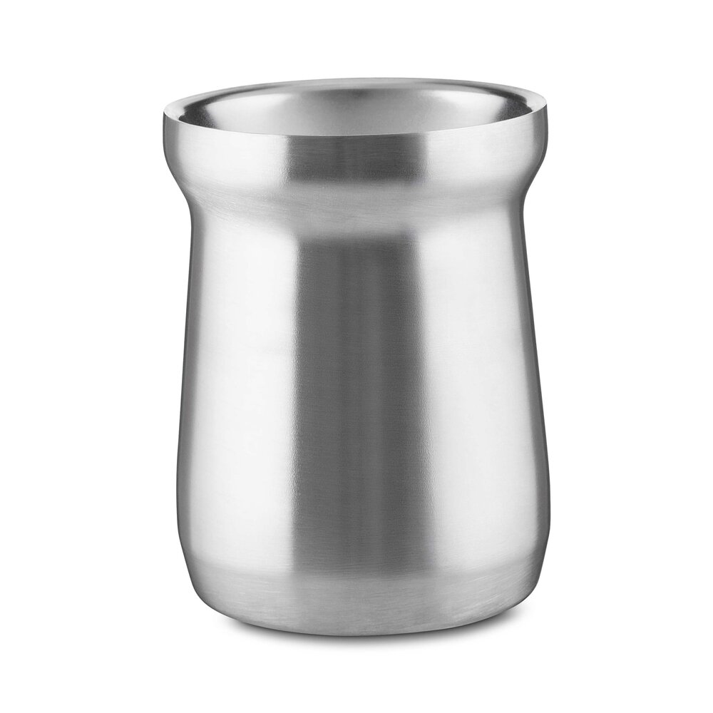 Kit Tereré Cuia Térmica Prata 250ml e Bomba Inox Mantém Gelado
