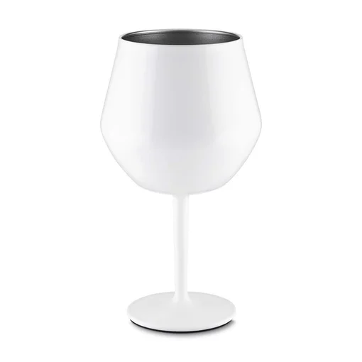 Taça Térmica Inox 350ml com Haste Removível Vira Copo Branca