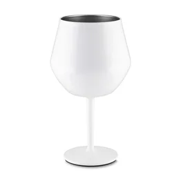 Taça Térmica Inox 350ml com Haste Removível Vira Copo Branca
