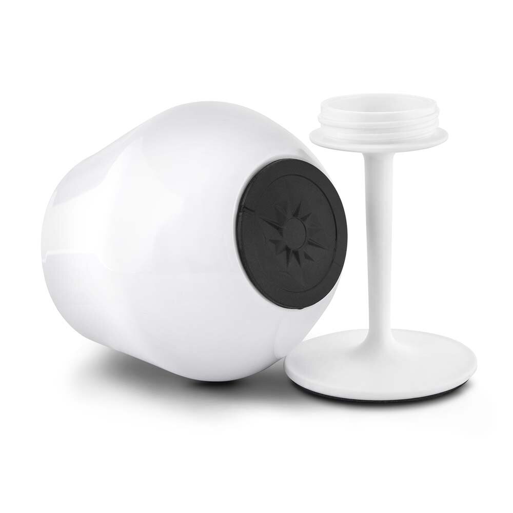 Taça Térmica Inox 350ml com Haste Removível Vira Copo Branca