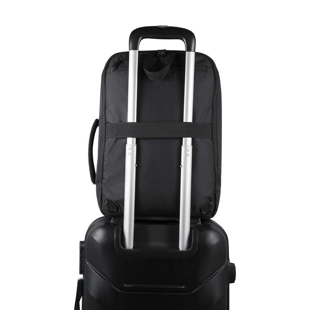 Mochila Pasta Executiva Notebook 15.6” Engate de Viagem Preta