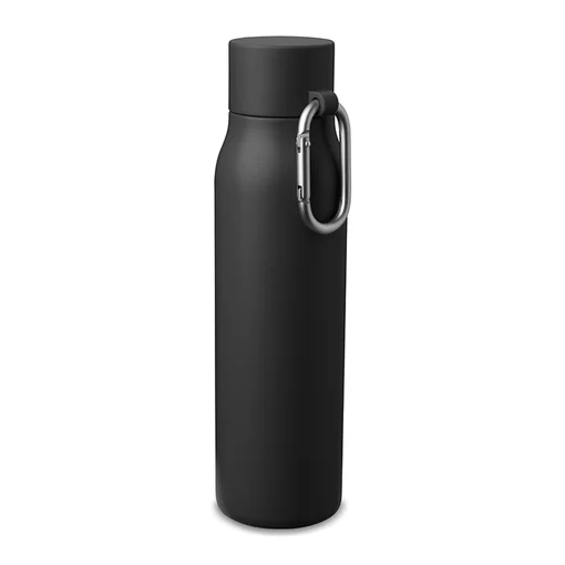 Garrafa Térmica Inox Parede Dupla 550ml Tampa Rosqueável Preta