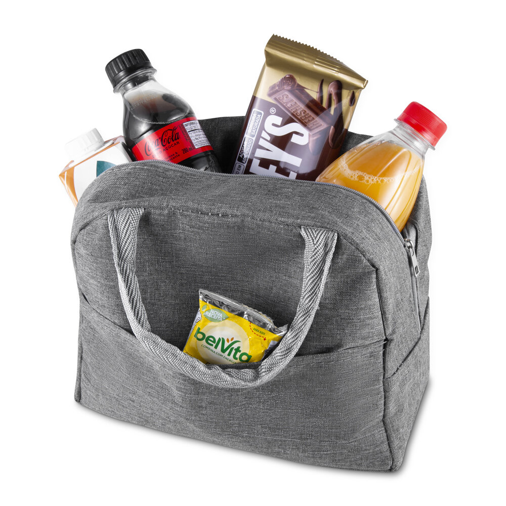 Bolsa Térmica 5L Poliéster Revestimento Alumínio com Zíper Sem Solda