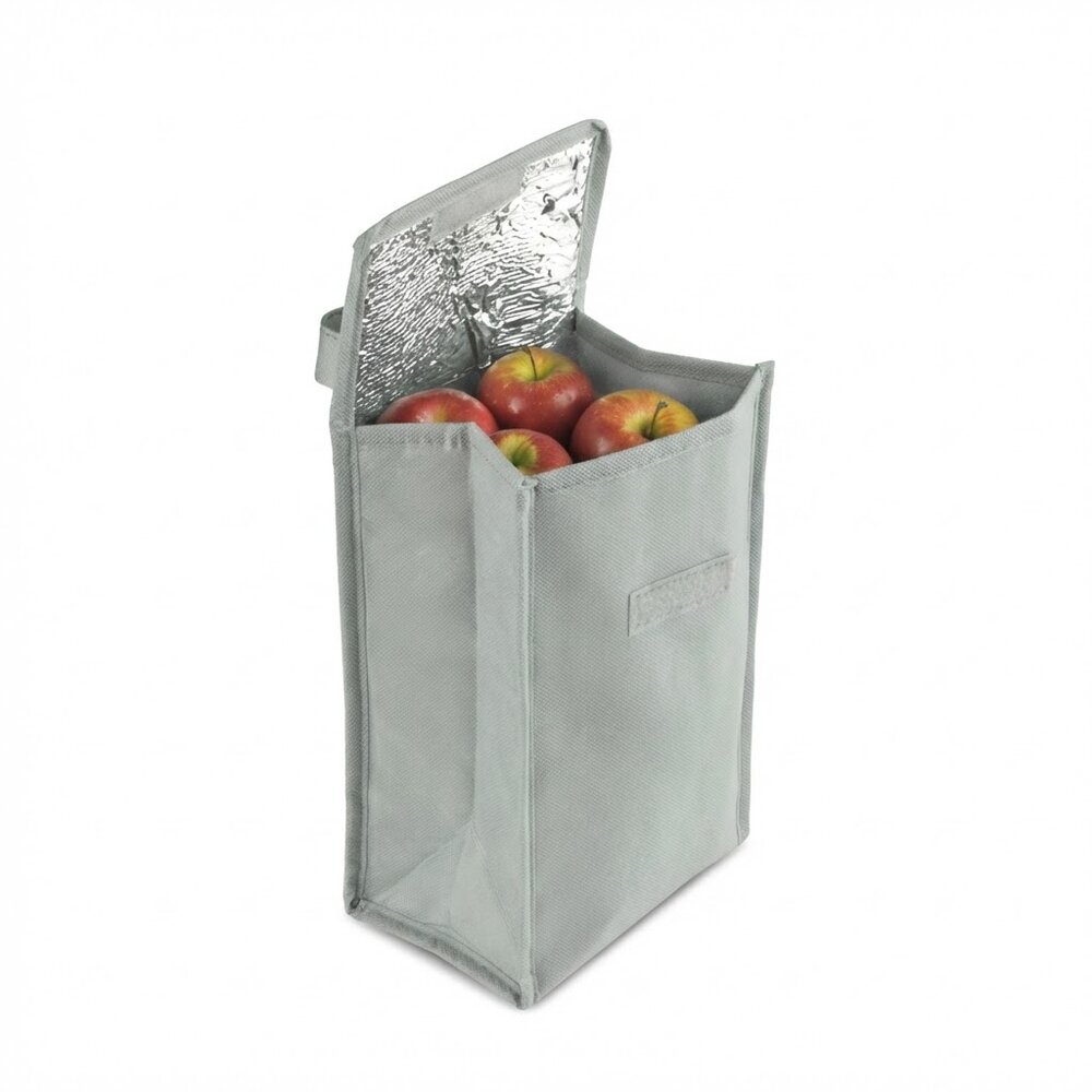 Bolsa Térmica Dobrável Interior Alumínio 4,8L Cinza