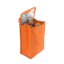 Bolsa Térmica Dobrável Interior Alumínio 4,8L Laranja