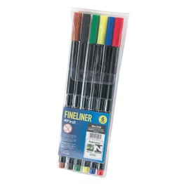 Marcador Brush Ponta Dupla Premium 12 Cores Lettering Profissional