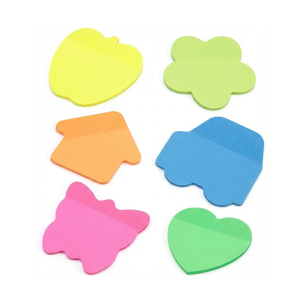 Bloco de Notas Translúcido PET 50 Folhas Envio Sortido