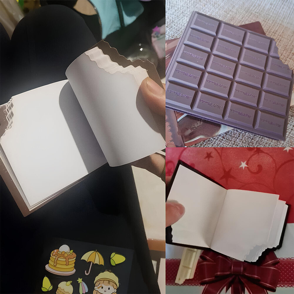 Bloco de Notas 80 Folhas Barra de Chocolate com Cheirinho Sortido