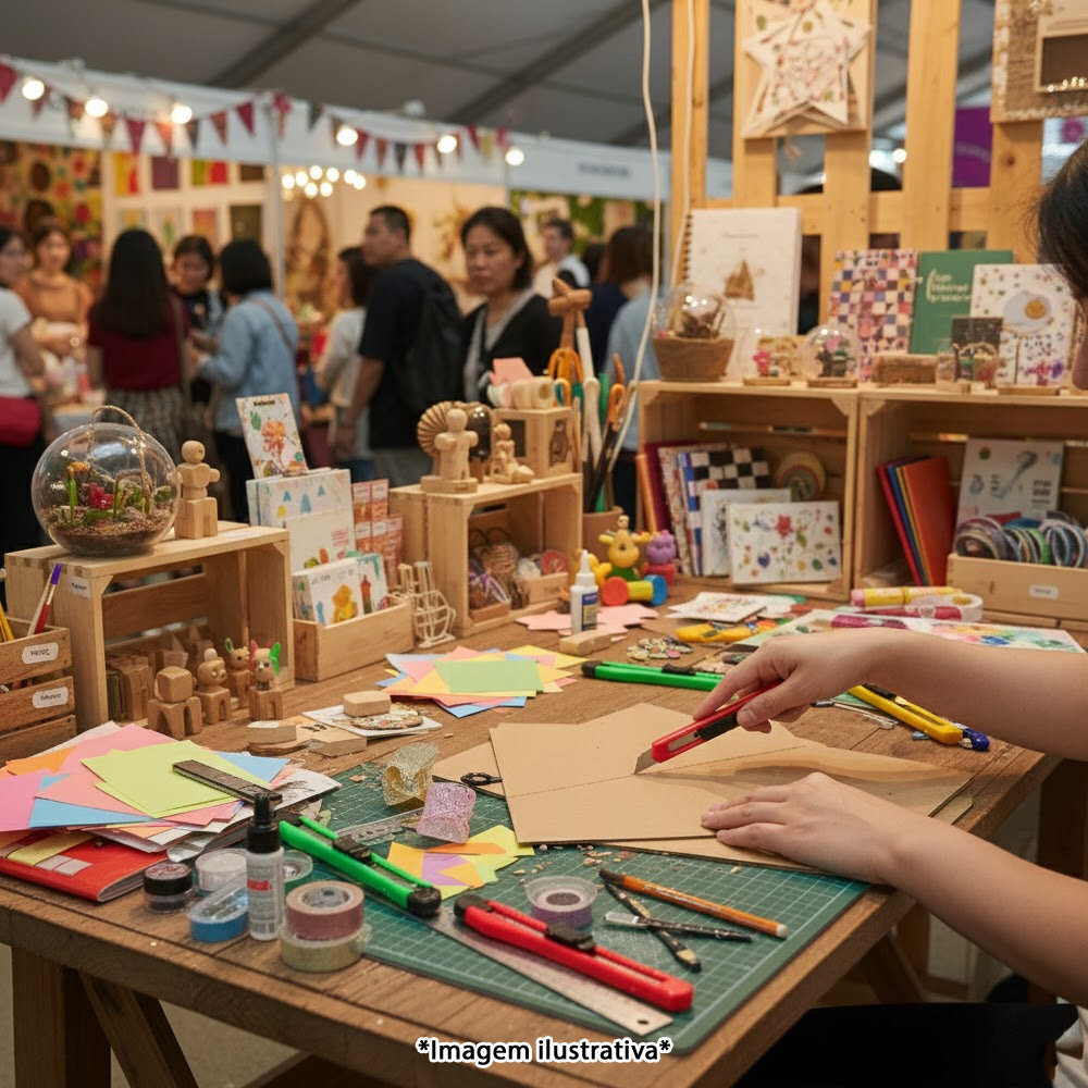 Estilete 9mm Lâmina de Metal Cabo Plástico com Trava Sortido