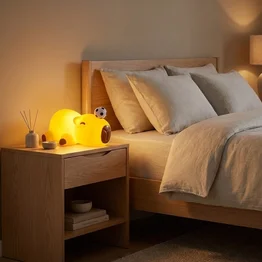 Luminária 3D Capivara Futebolista Deitada Bivolt Decoração Criativa