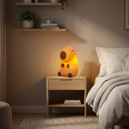 Luminária 3D Capivara Baby Girl Bivolt Decoração Criativa
