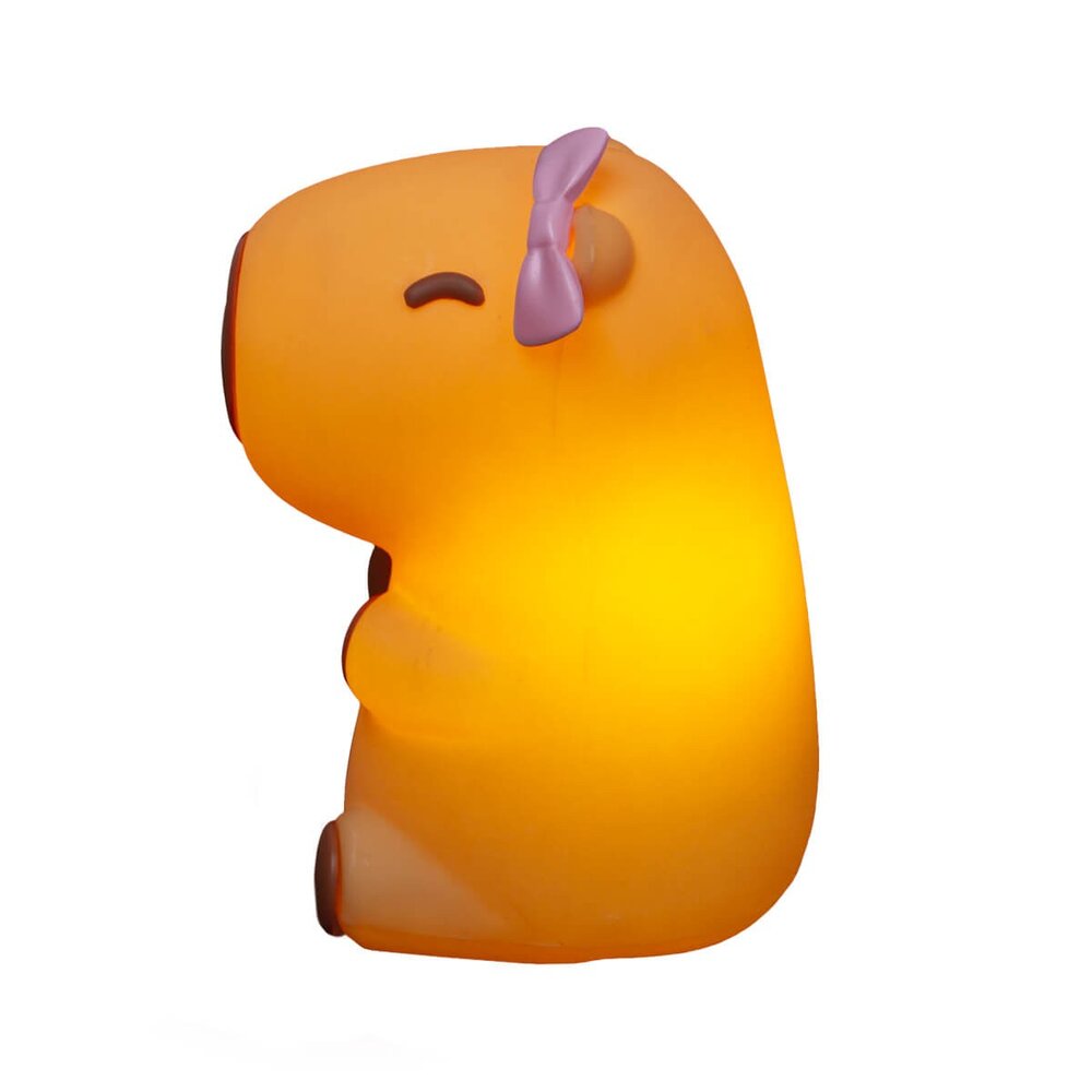 Luminária 3D Capivara Baby Girl Bivolt Decoração Criativa
