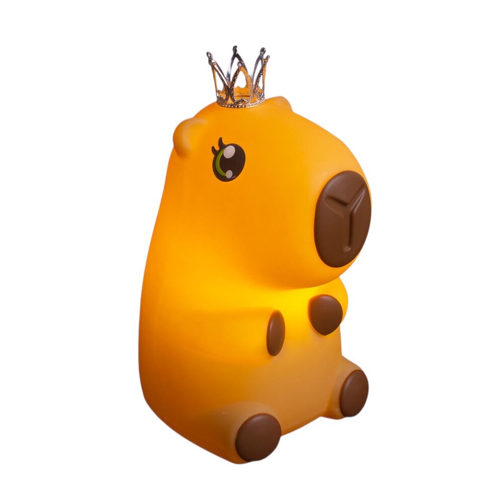 Luminária 3D Capivara Princesa Bivolt Decoração Criativa