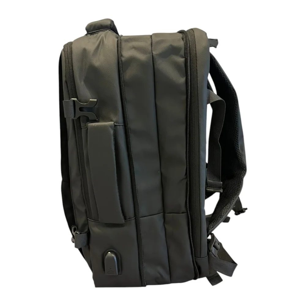 Mochila Pasta Executiva 2 em 1 USB Extensível 10 Compartimentos