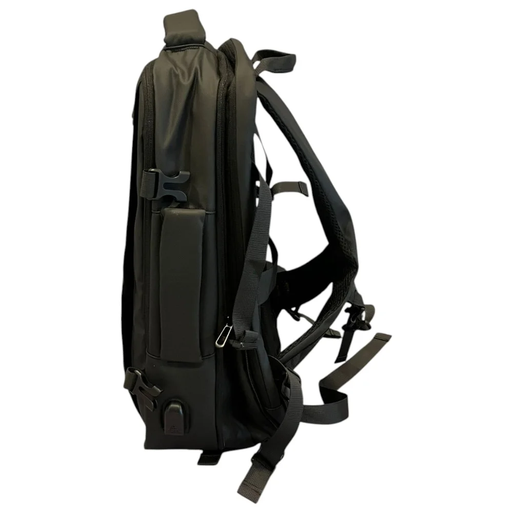 Mochila Pasta Executiva 2 em 1 USB Extensível 10 Compartimentos