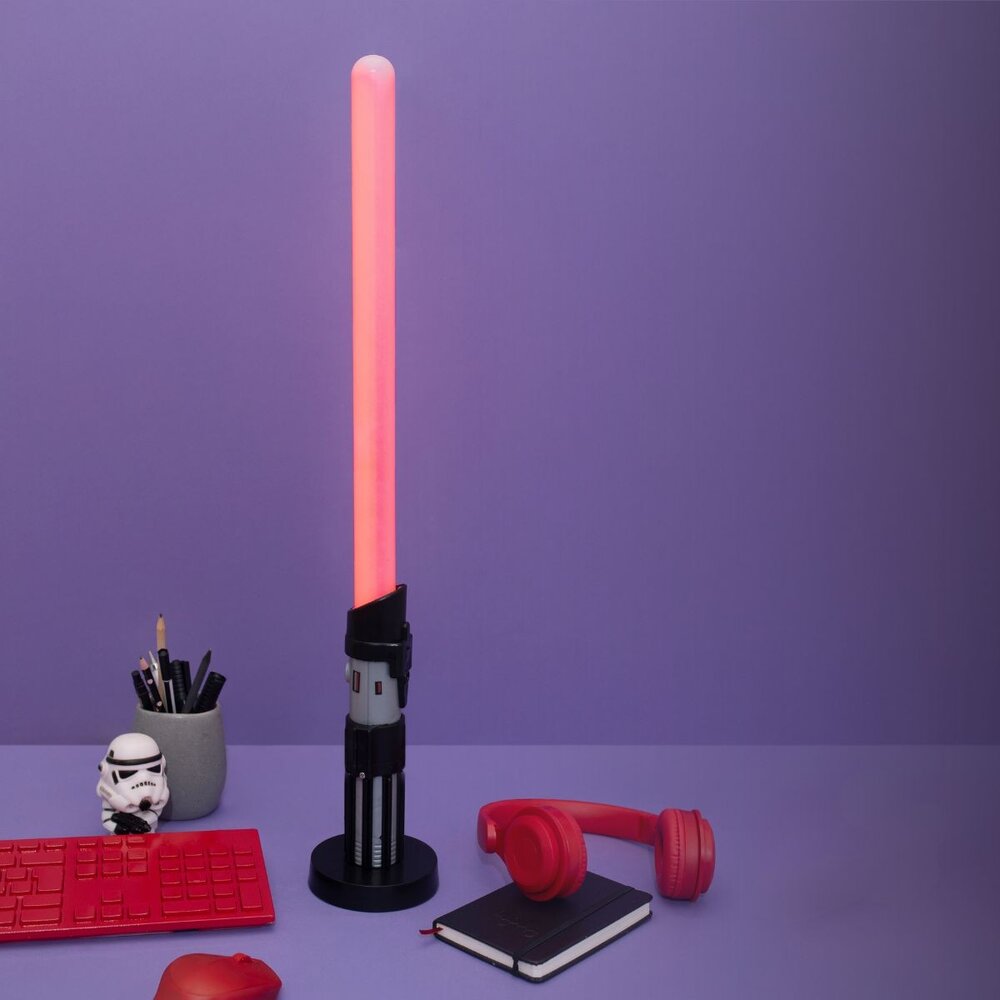 Luminária Sabre Darth Vader Star Wars Oficial Bivolt de Mesa