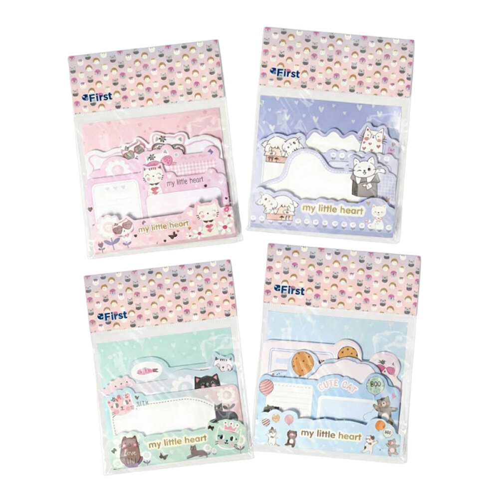 Conjunto de Blocos de Notas Adesivos Beauty Collection Estampa Sortida