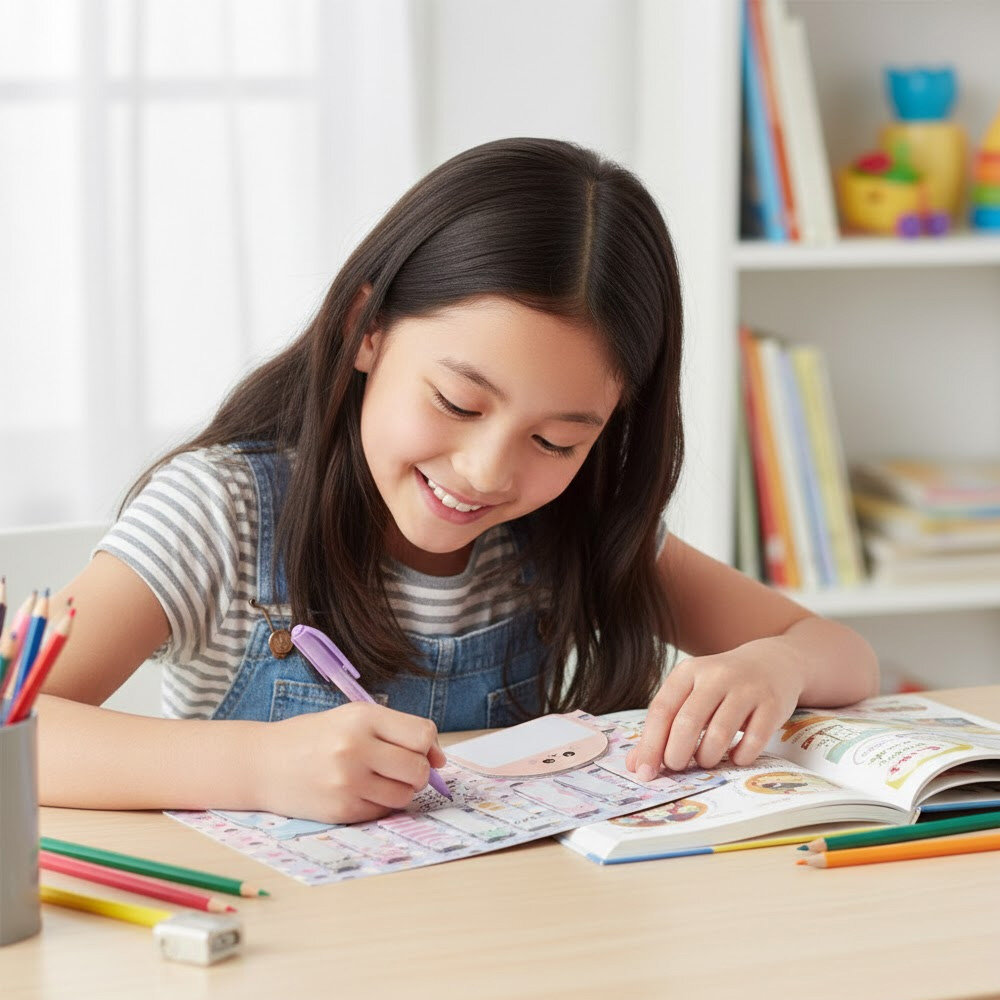 Bloco de Notas Adesivo Cute Animals 20 Folhas Sortido