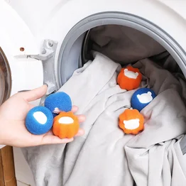 Bola Removedora de Pelos Máquina de Lavar Roupas Laranja