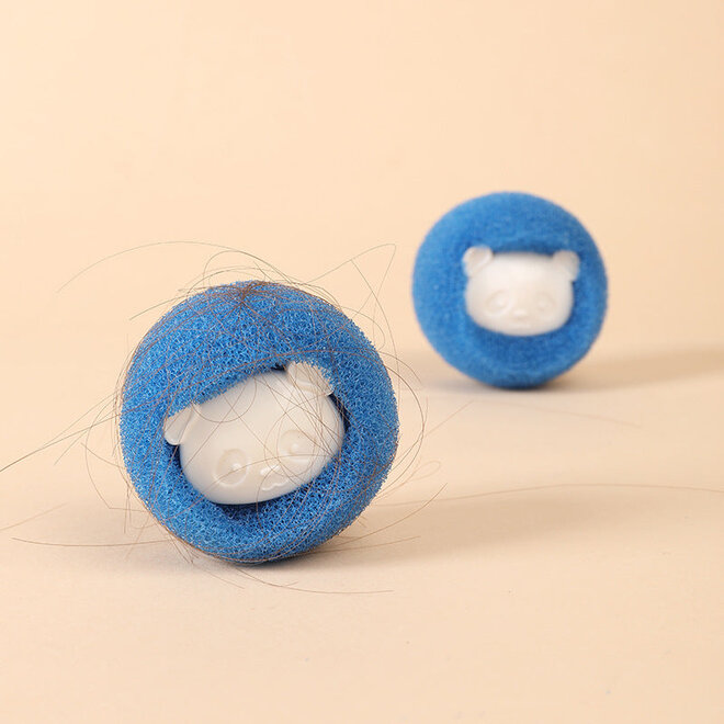Bola Removedora de Pelos Máquina de Lavar Roupas Azul