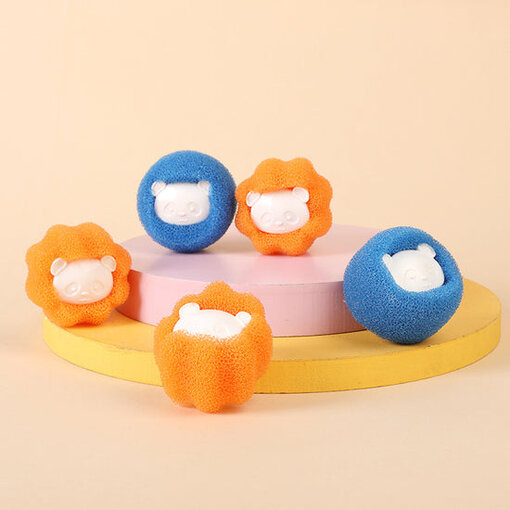 Bola Removedora de Pelos Máquina de Lavar Roupas Laranja